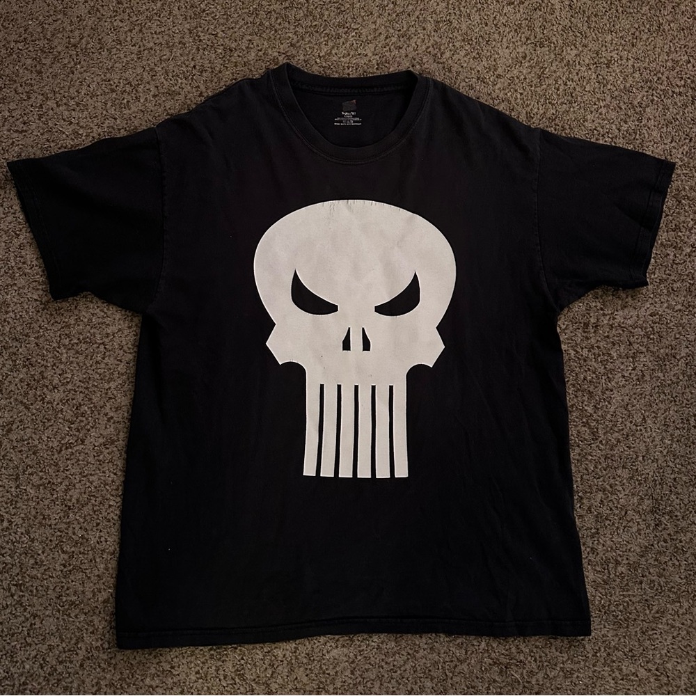Vintage Marvel Comic Images The Punisher Promo Shirt